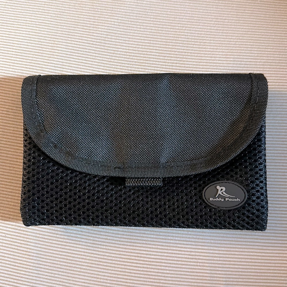 Buddy Pouch, Black, 6 3/4”L x 4”W